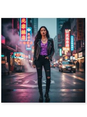 Vintage 90’s: Casadei ᪥ Textured Stretch Cap Sleeve Top ᪥ Purple Tie Dye ᪥ Luxe